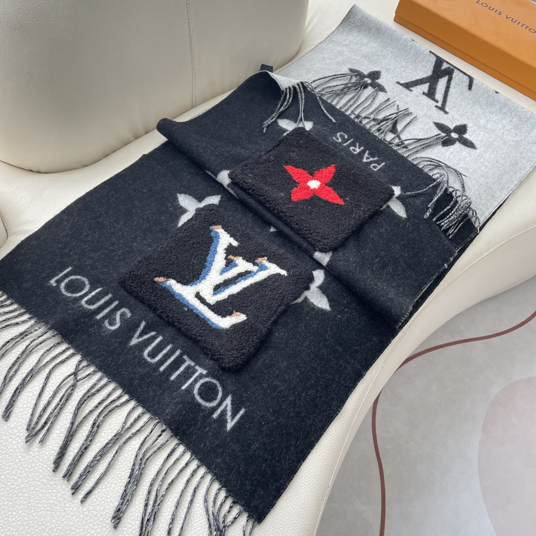 l0vis Vvtt0n scarf 46x190cm