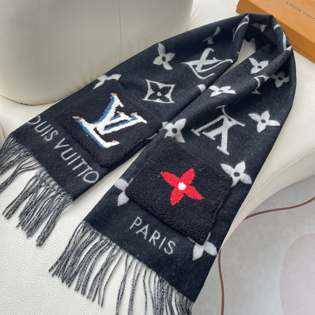 l0vis Vvtt0n scarf 46x190cm