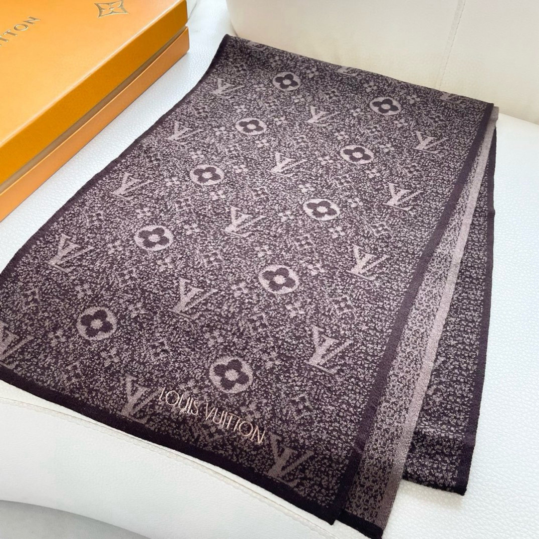l0vis Vvtt0n scarf 32x180cm 100% knitted cashmere