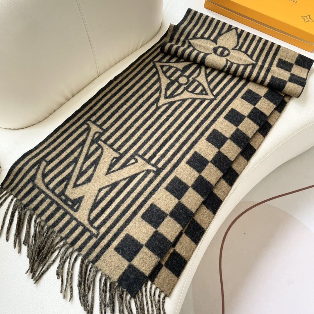 l0vis Vvtt0n scarf 40x205cm 100% cashmere