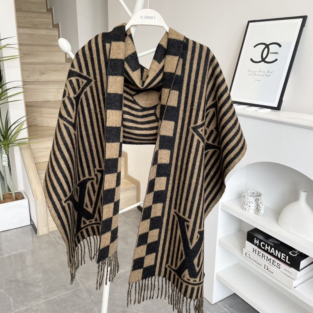 l0vis Vvtt0n scarf 40x205cm 100% cashmere