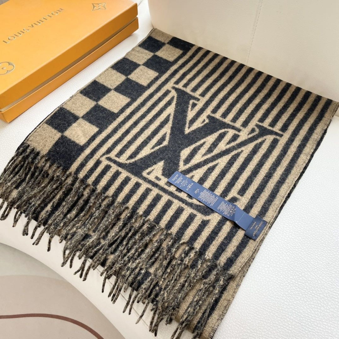 l0vis Vvtt0n scarf 40x205cm 100% cashmere