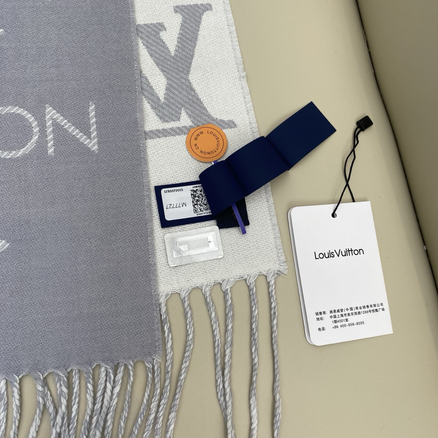 l0vis Vvtt0n scarf 34x186cm 100% sheep wool
