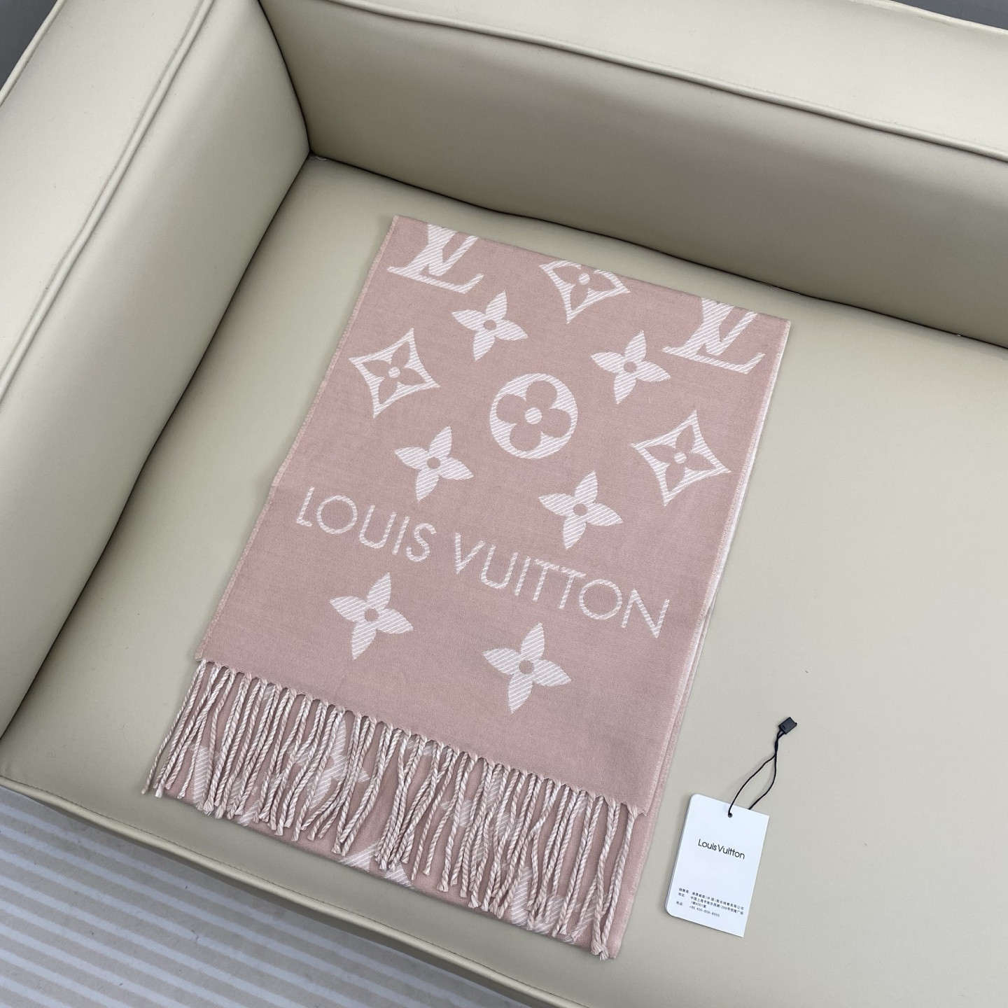 l0vis Vvtt0n scarf 34x186cm 100% sheep wool