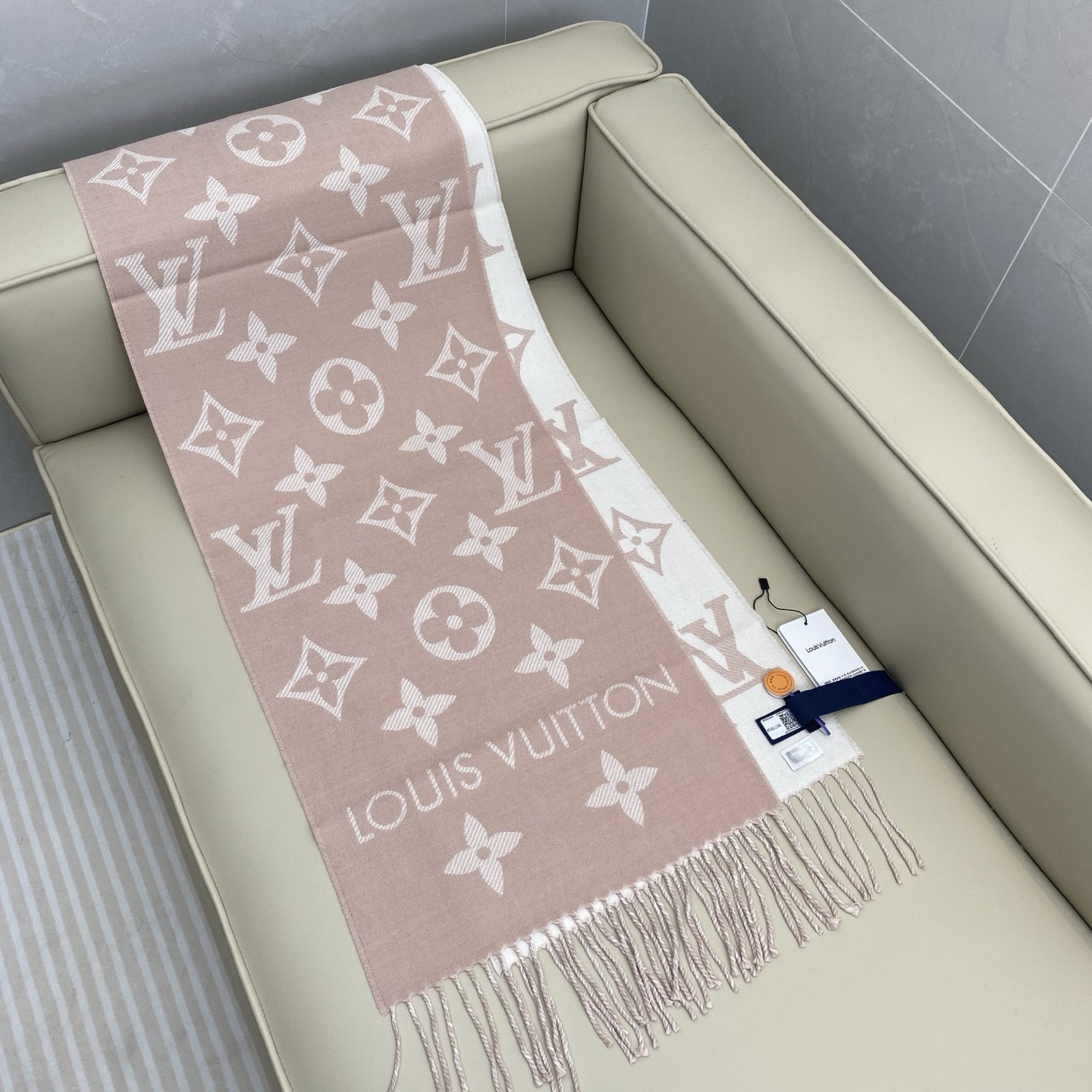 l0vis Vvtt0n scarf 34x186cm 100% sheep wool