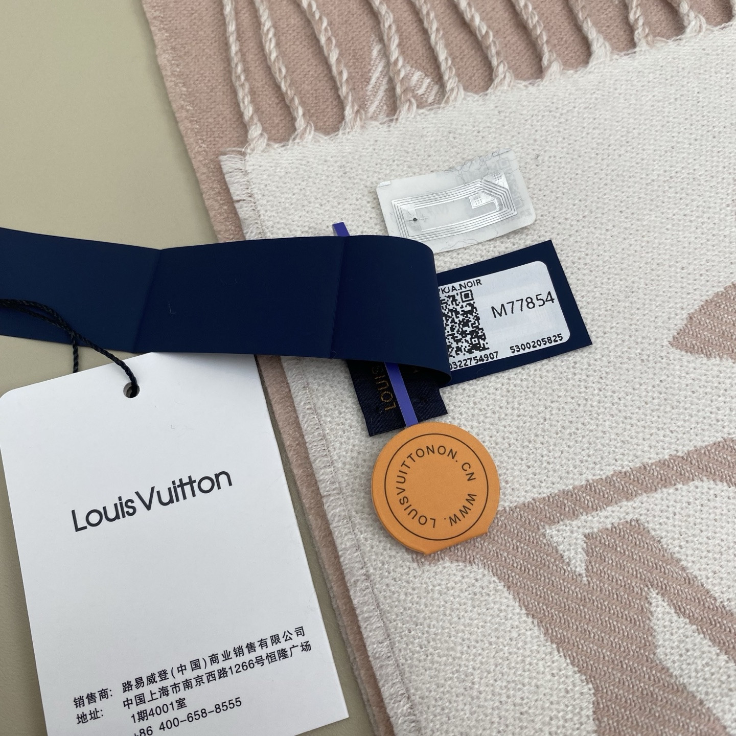 l0vis Vvtt0n scarf 34x186cm 100% sheep wool