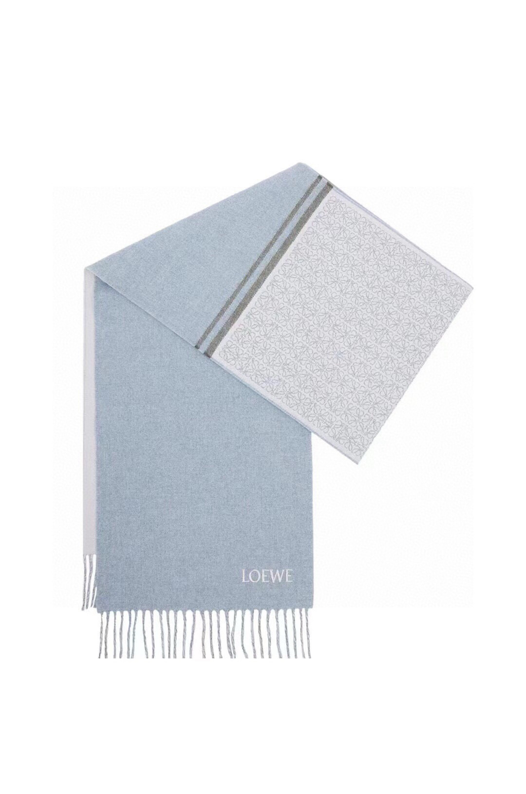 Loewe scarf 30x182cm 90% wool 10% cashmere