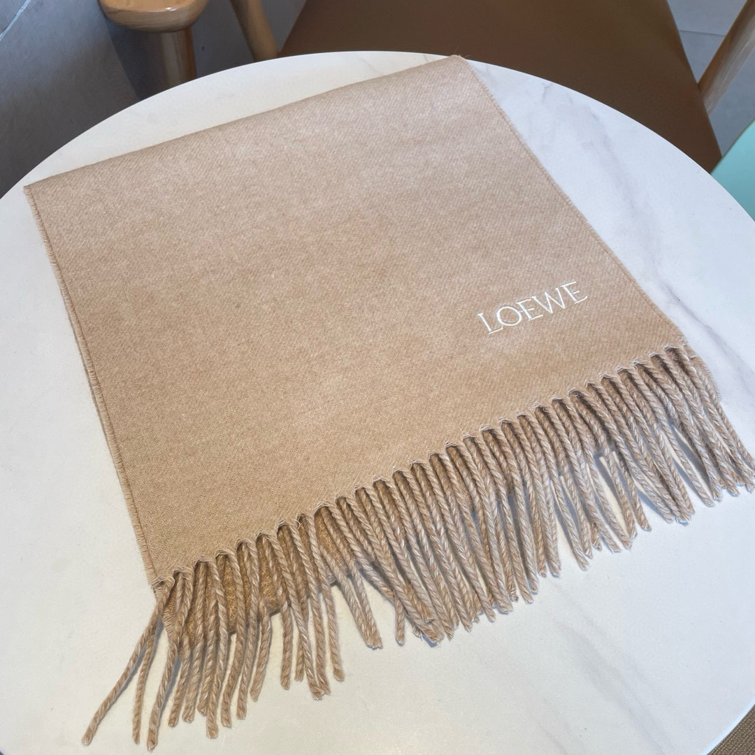 Loewe scarf 30x182cm 90% wool 10% cashmere