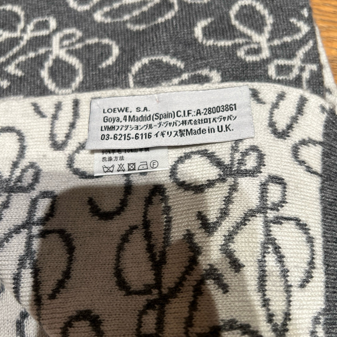 Loewe scarf 30x190cm