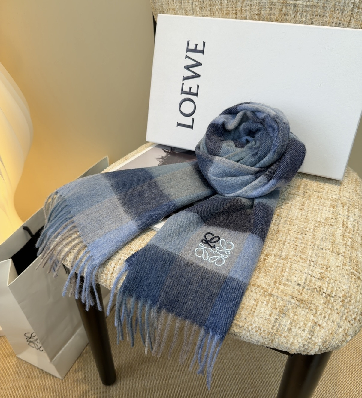 Loewe scarf 30x180cm