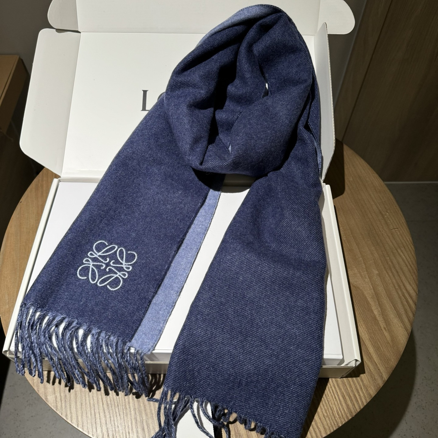 Loewe scarf 35x190cm 100% lamb cashmere