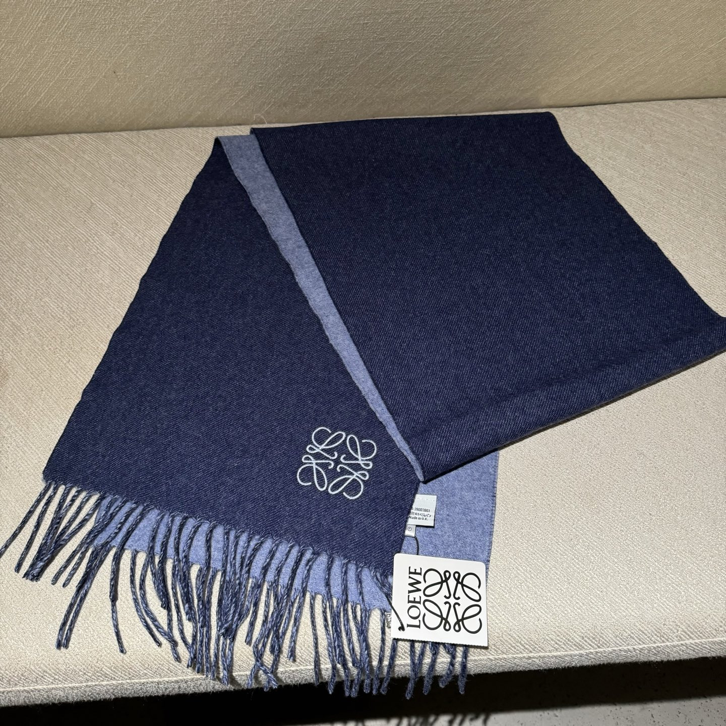 Loewe scarf 35x190cm 100% lamb cashmere
