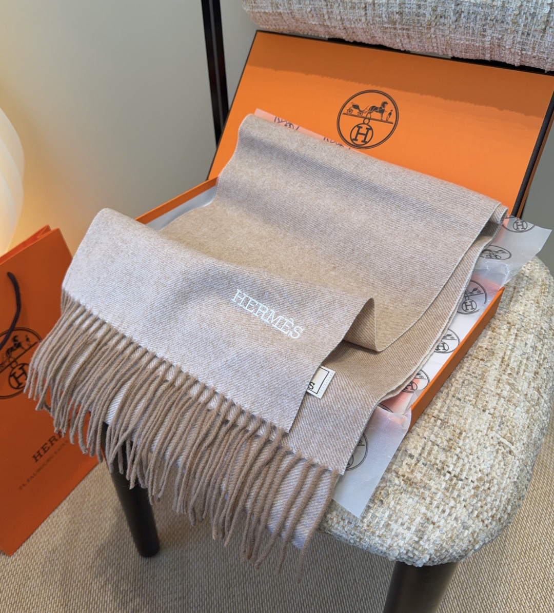 Hermès scarf 35x190cm