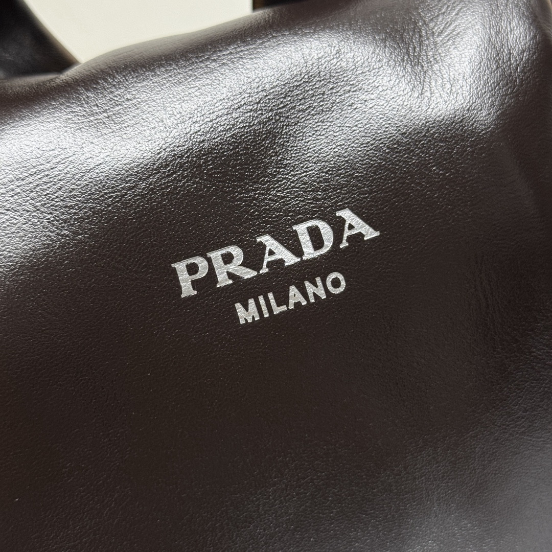 Pra*a Nappa Leather Backpack 32x18.5x11cm