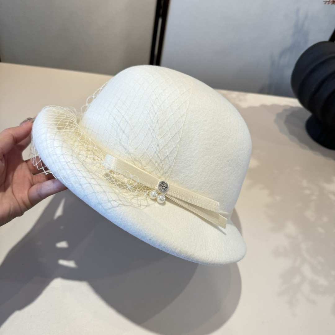 Miu Miu Wool Felt Hat 57cm Head Circumference