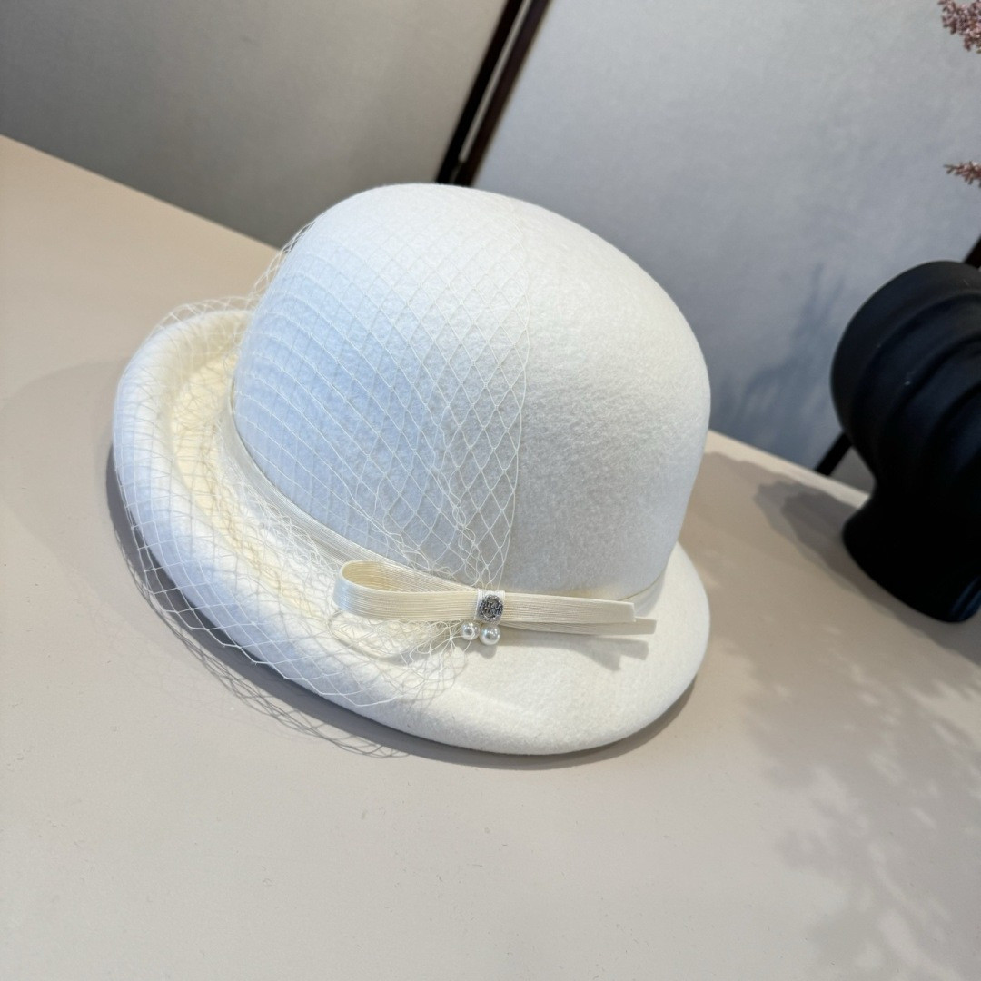 Miu Miu Wool Felt Hat 57cm Head Circumference