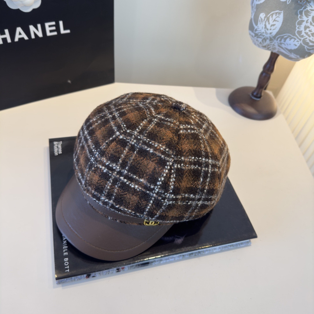 Chanel Newsboy Cap 57cm Head Circumference