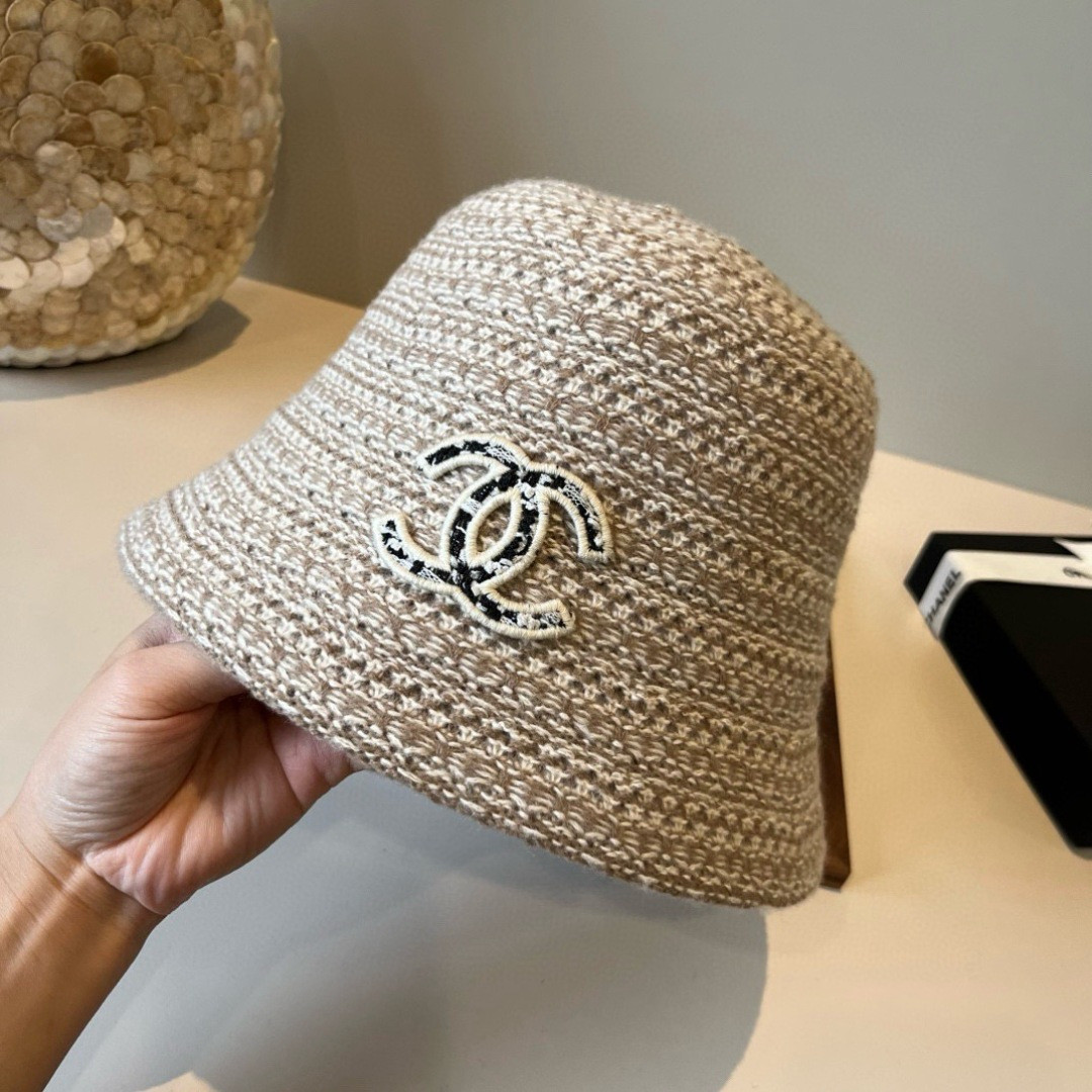 Chanel Knit Bucket Hat