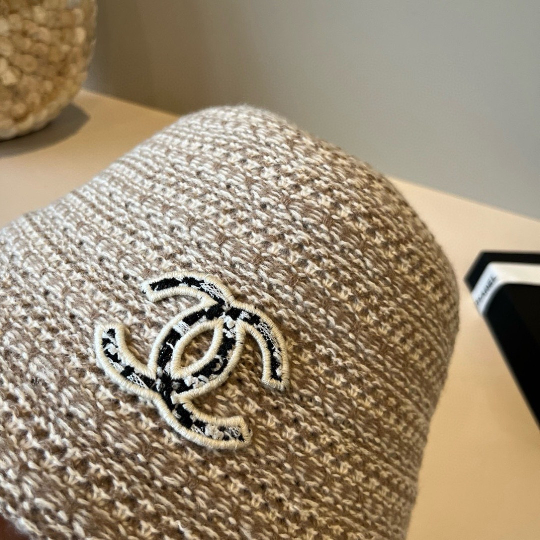 Chanel Knit Bucket Hat