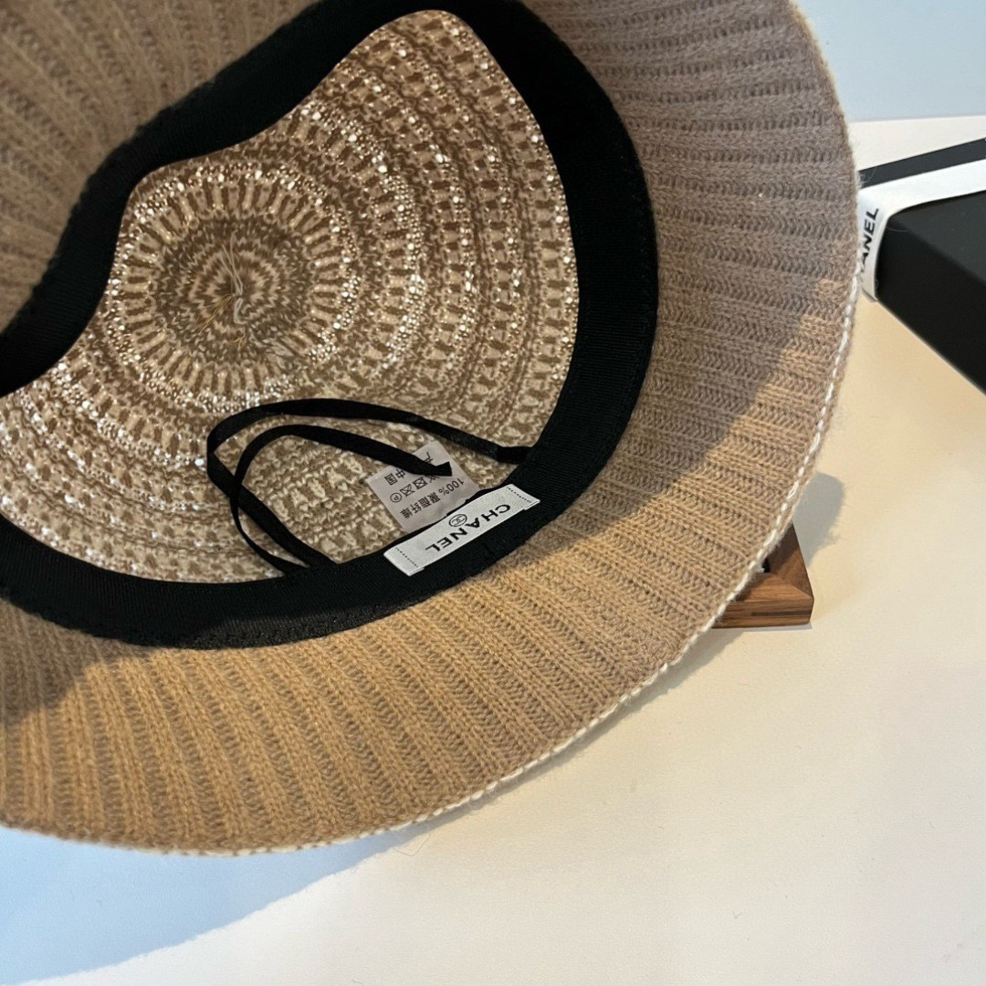 Chanel Knit Bucket Hat