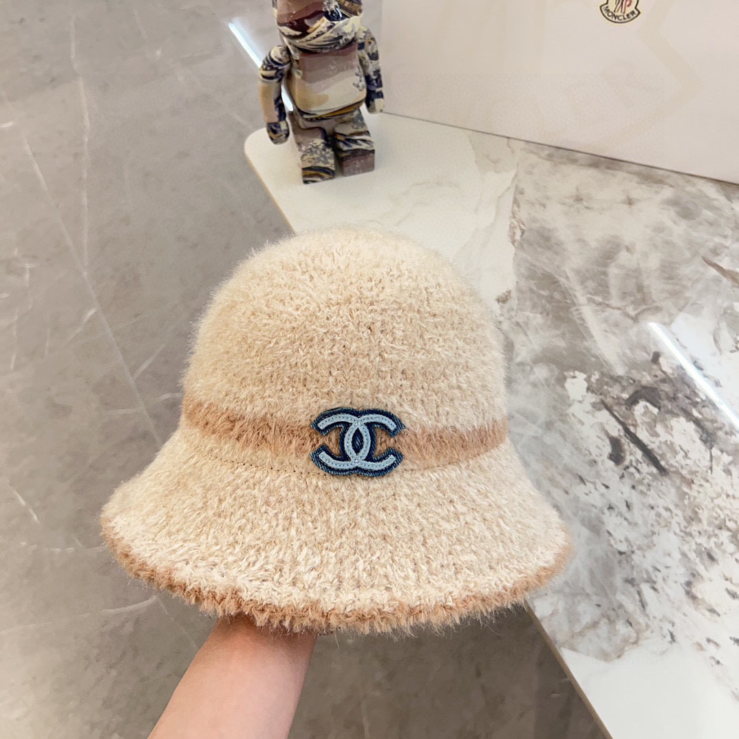 Chanel Knit Bucket Hat