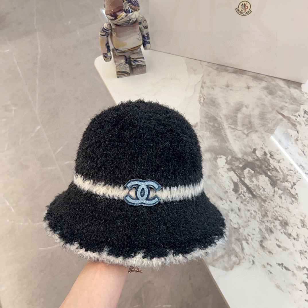 Chanel Knit Bucket Hat