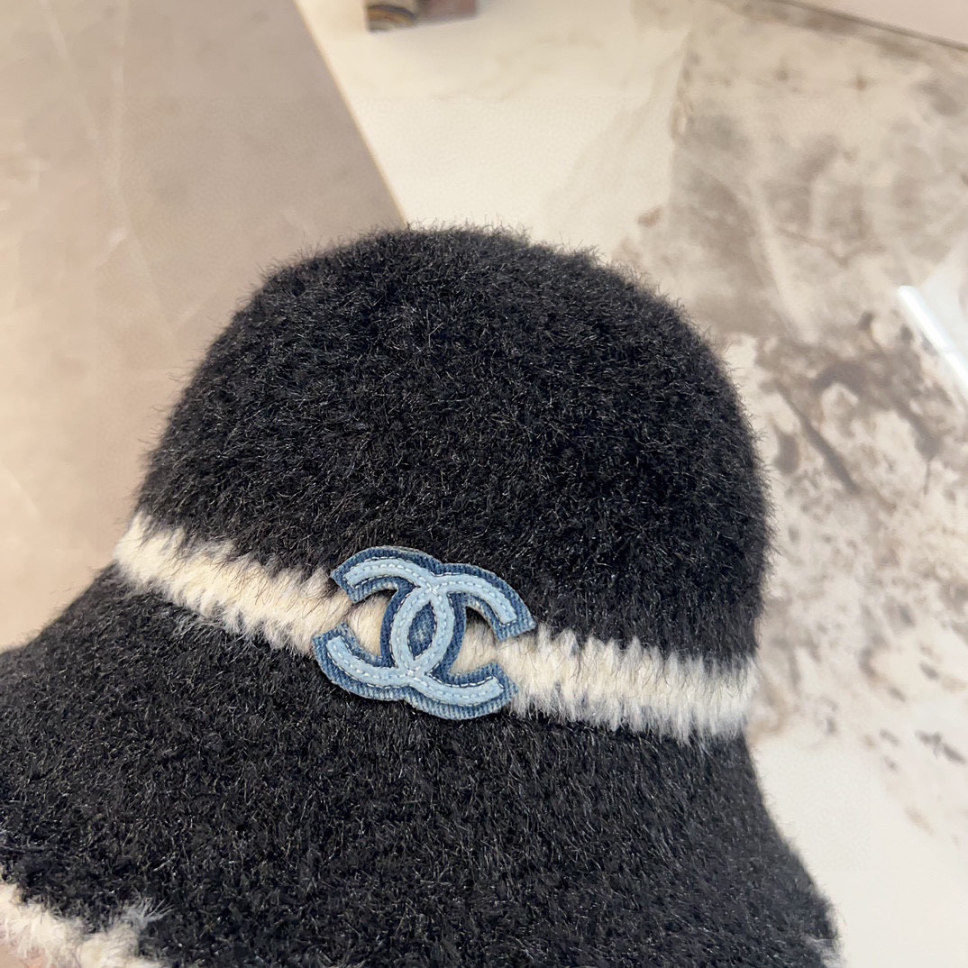 Chanel Knit Bucket Hat