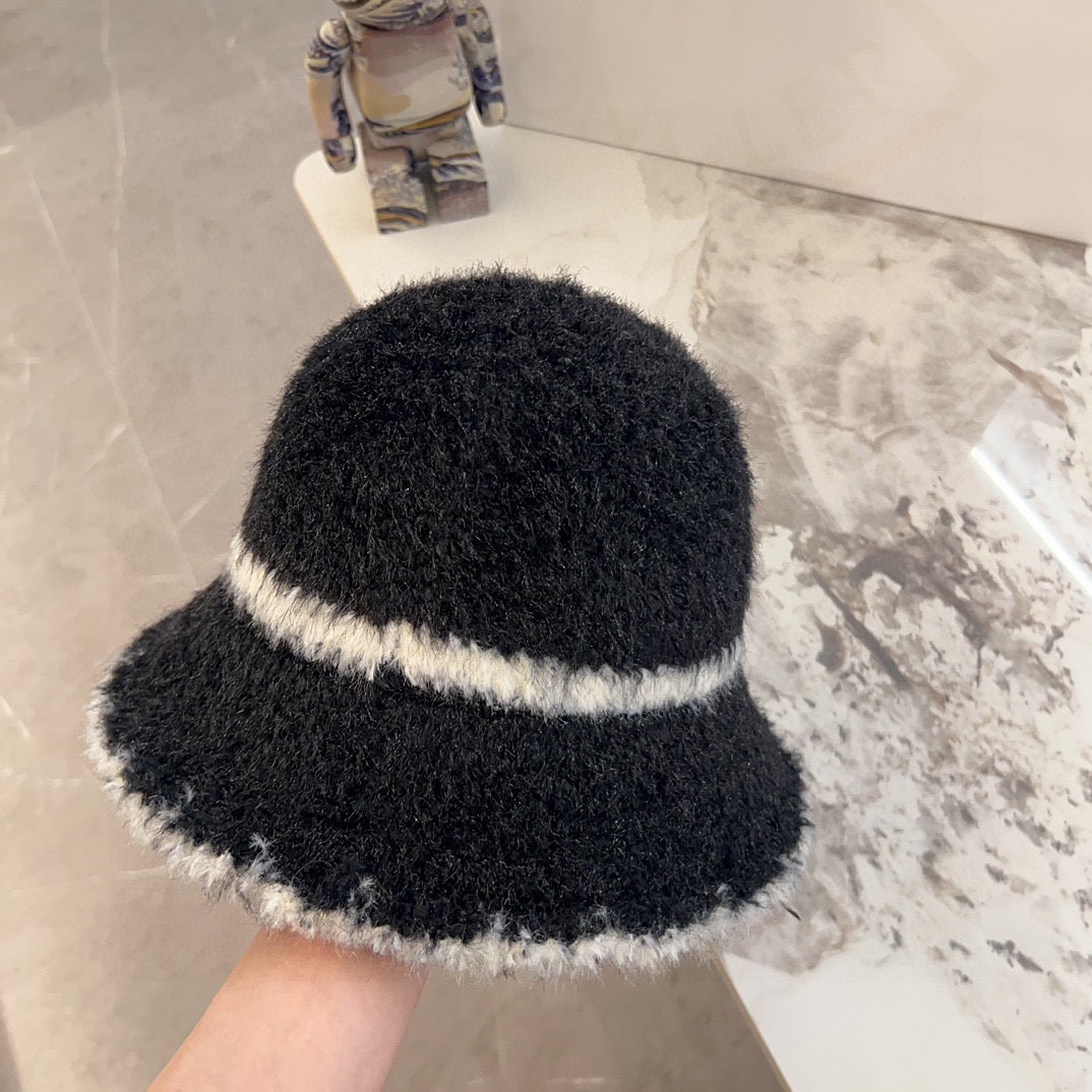 Chanel Knit Bucket Hat