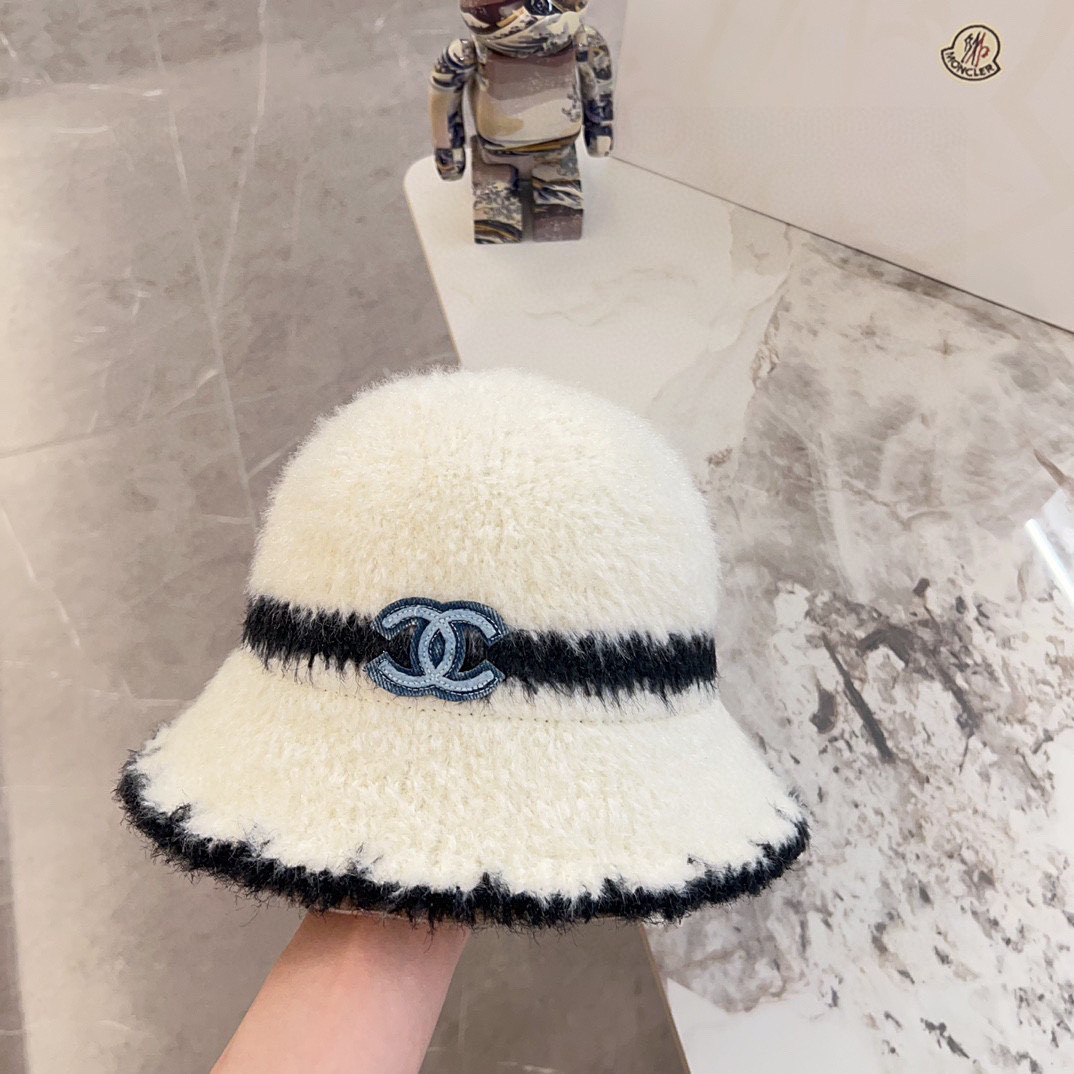 Chanel Knit Bucket Hat