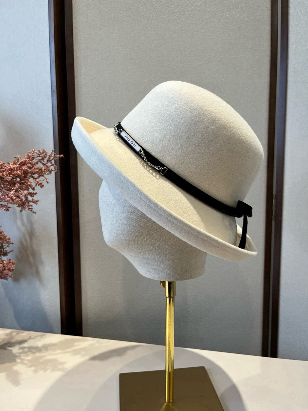 Dior Wool Felt Hat 57cm Head Circumference