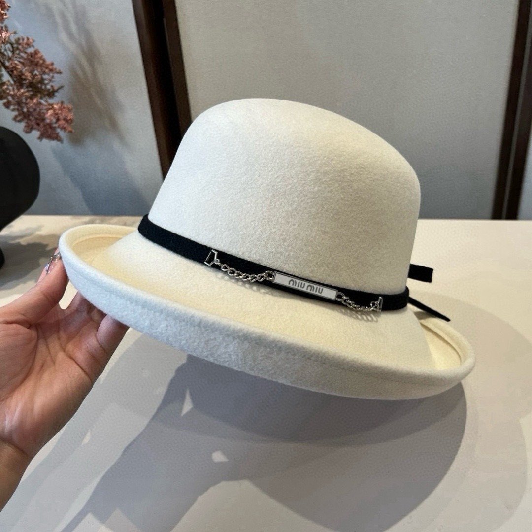Dior Wool Felt Hat 57cm Head Circumference