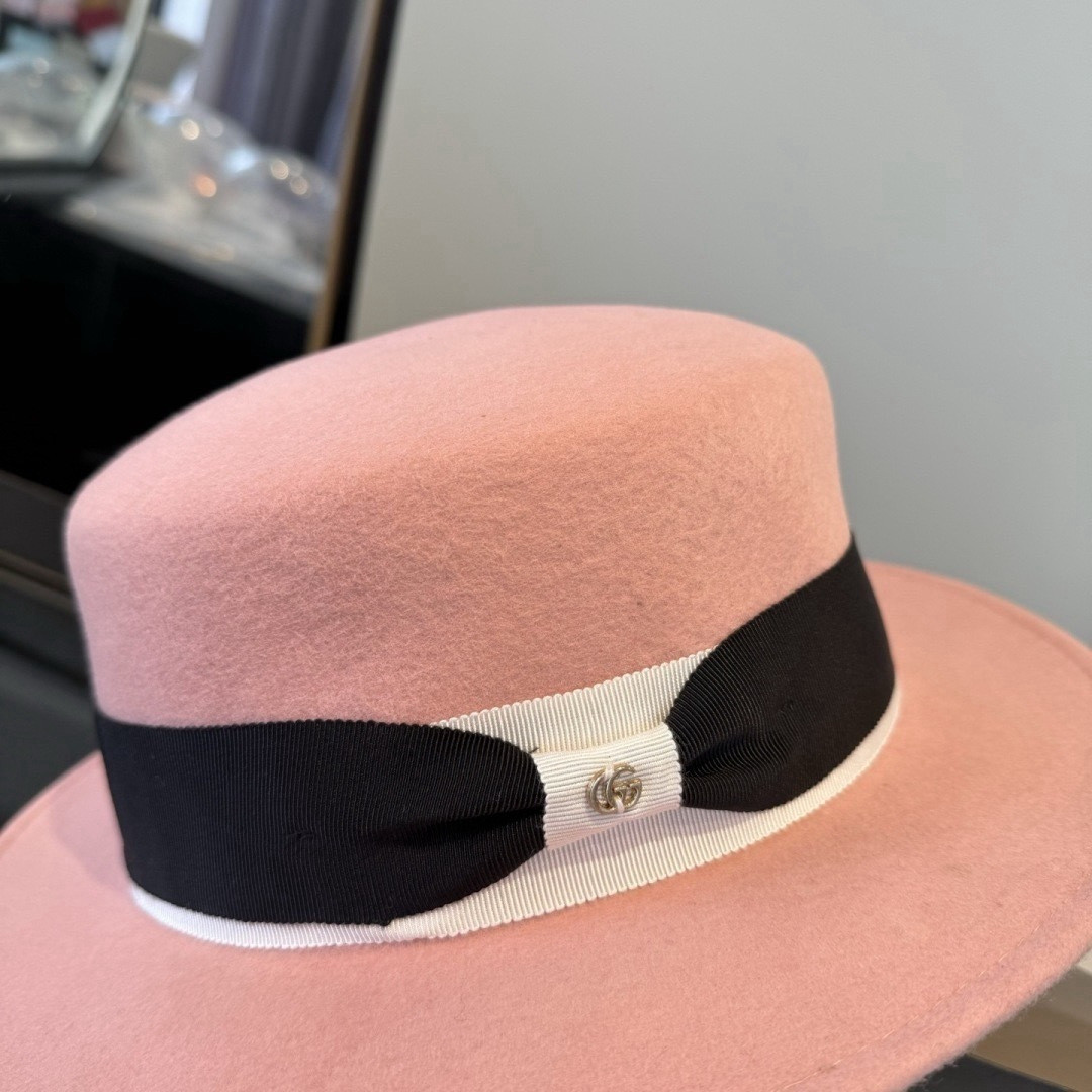 Gucci Wool Felt Hat 57cm Head Circumference