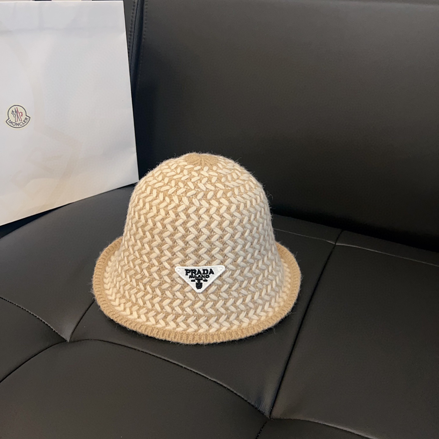 Prada Knit Bucket Hat