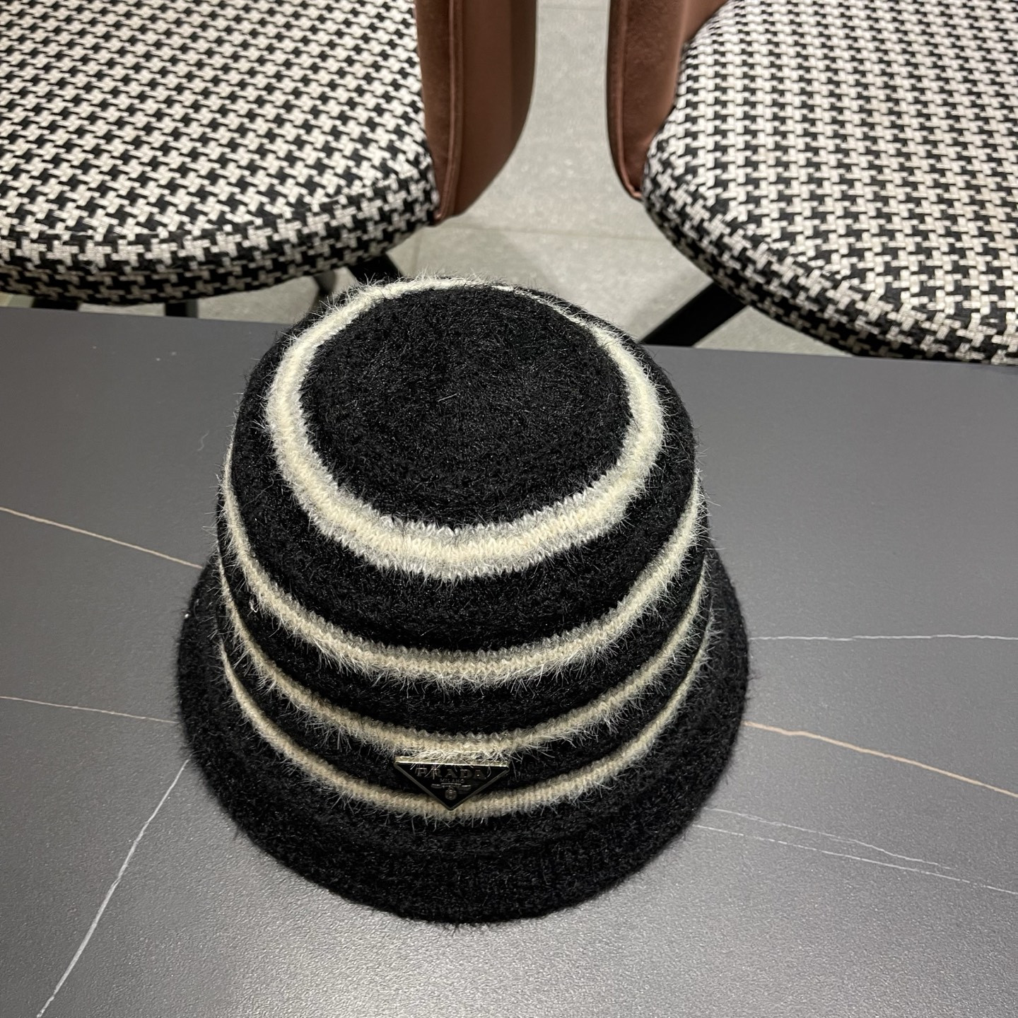Prada Knit Bucket Hat
