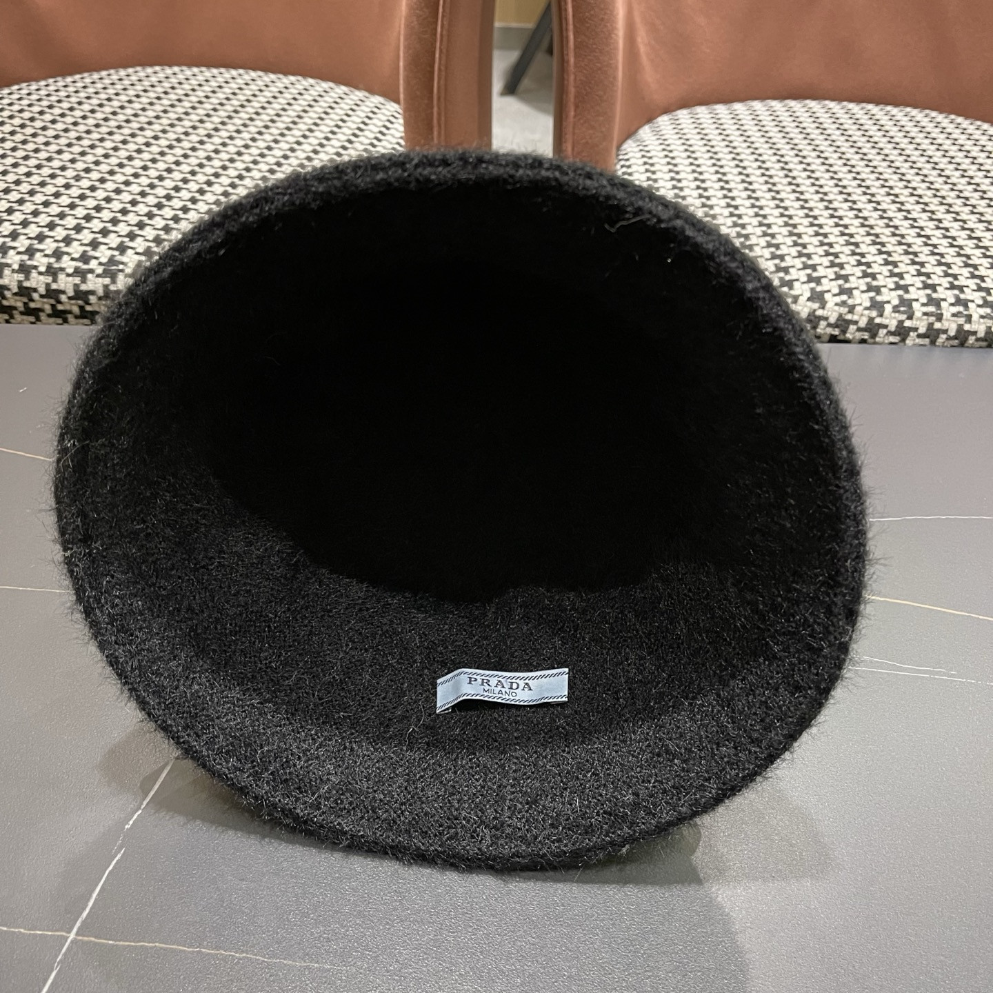 Prada Knit Bucket Hat