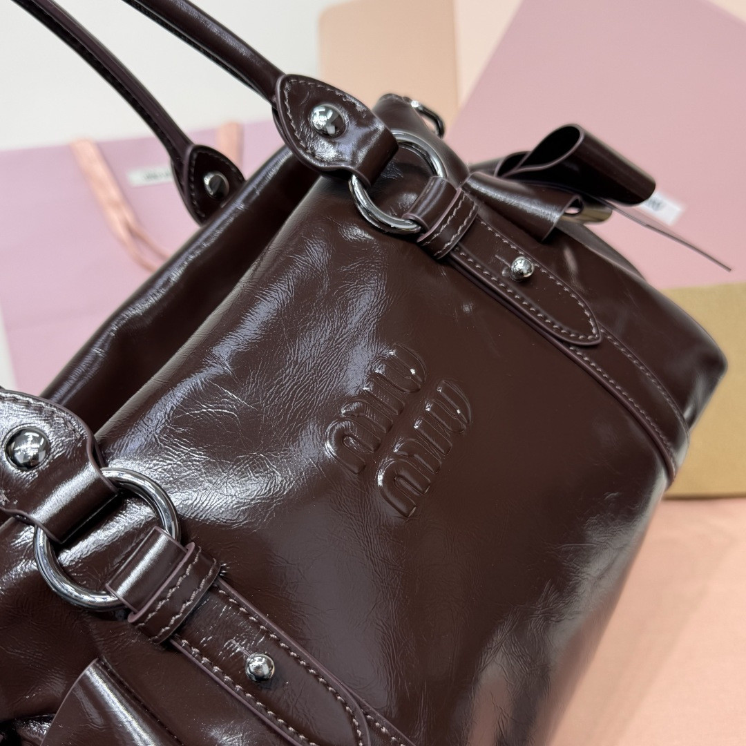 Miu Miu Motorcycle Bag 5BA327 27x22x13cm