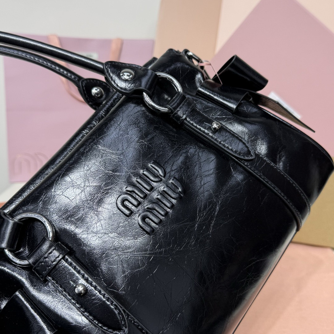 Miu Miu Motorcycle Bag 5BA327 27x22x13cm