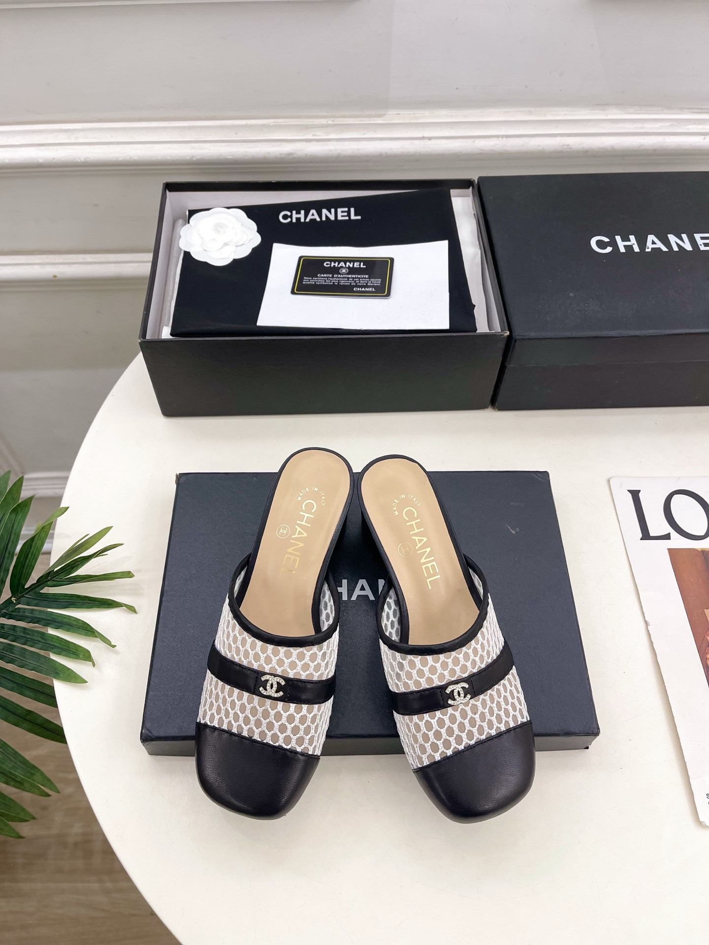 UA Chanel Mule 5.5cm Heel