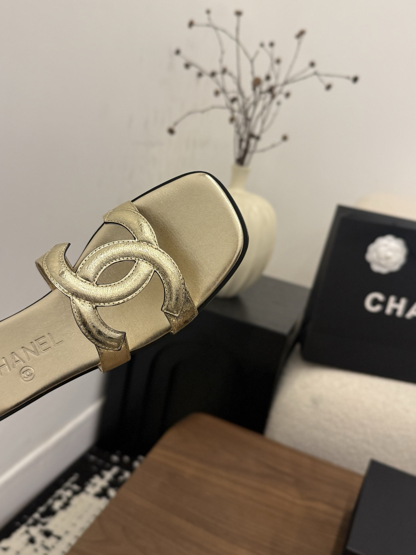 UA Chanel Honey Slippers