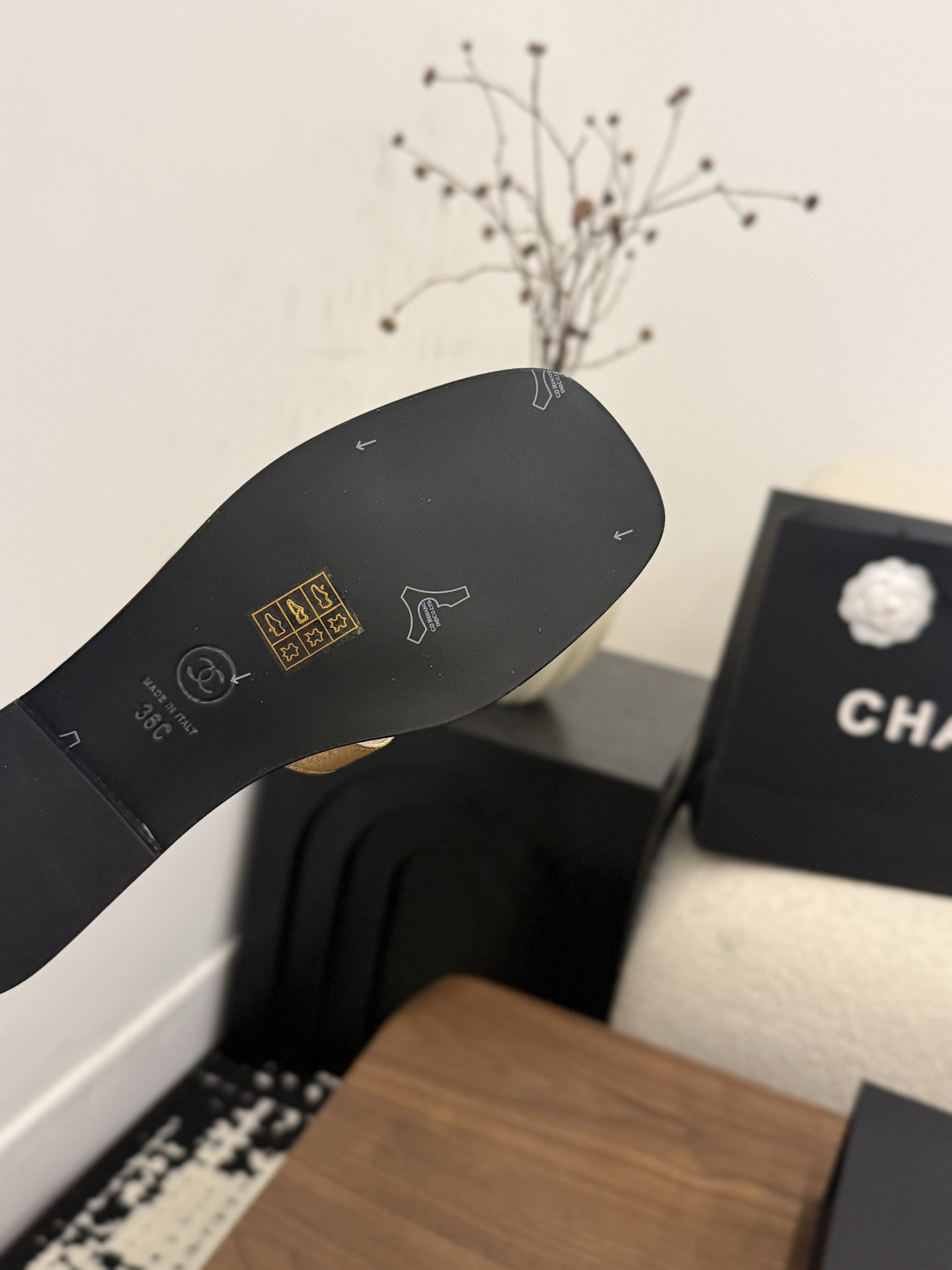 UA Chanel Honey Slippers
