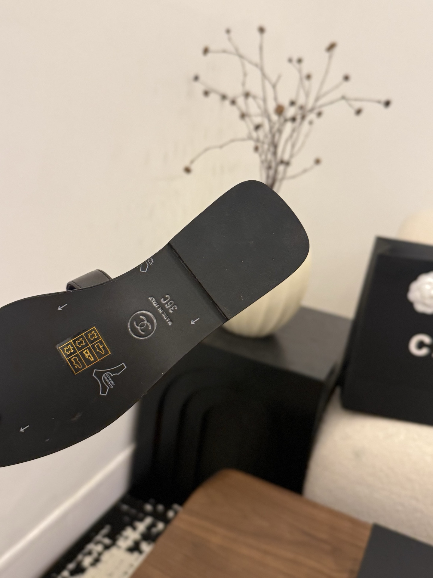 UA Chanel Honey Slippers