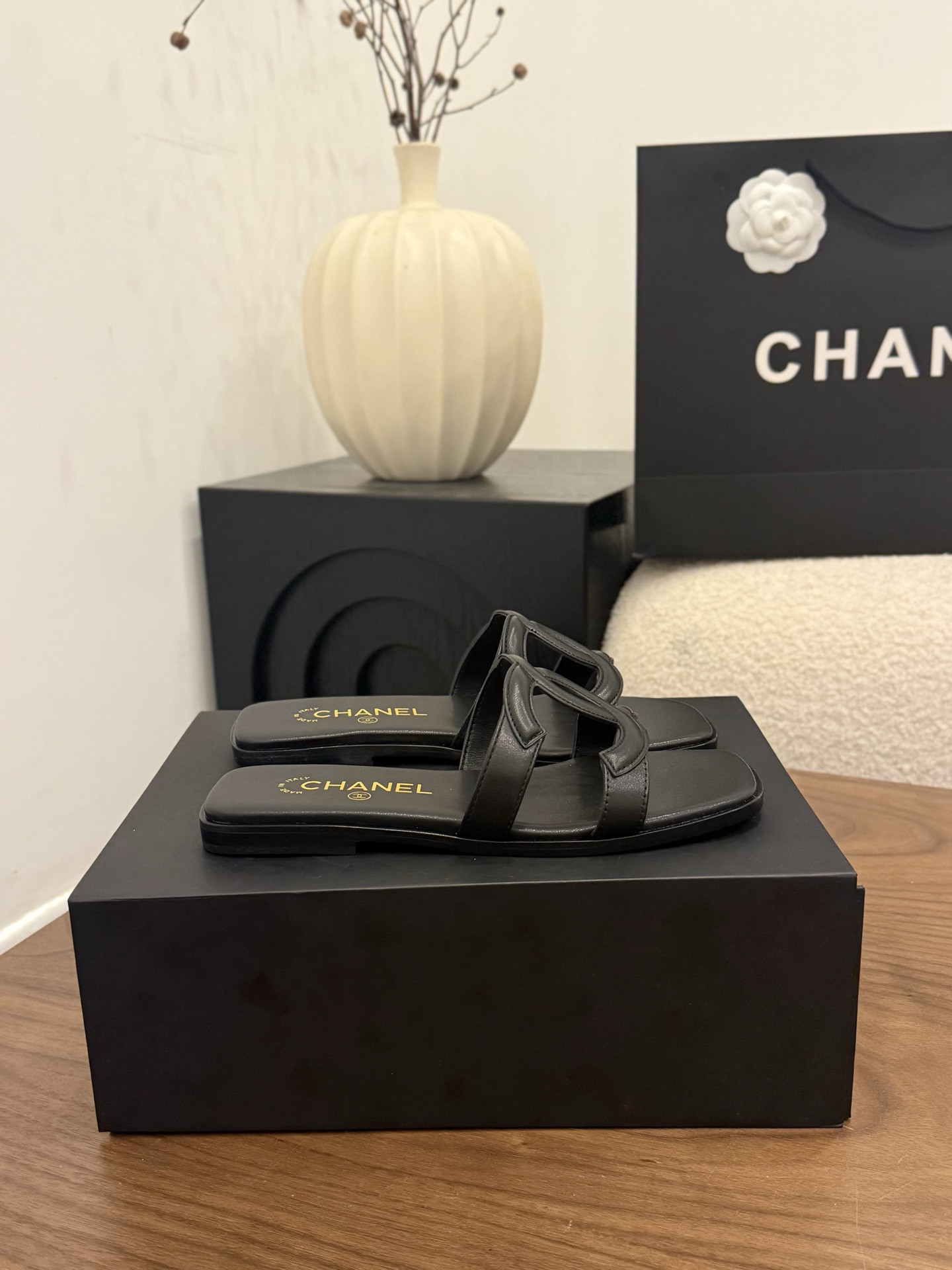 UA Chanel Honey Slippers