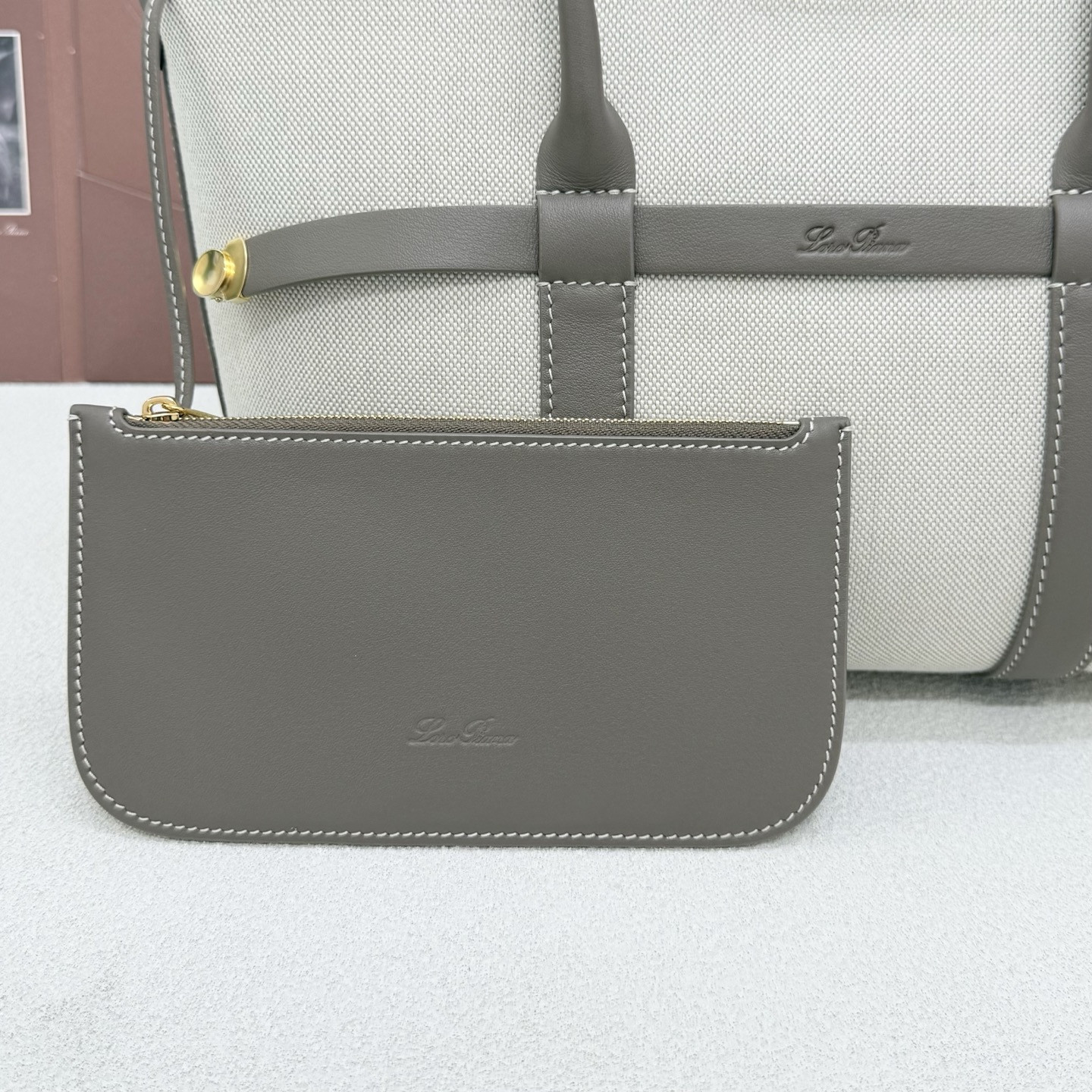 Loro Piana Small Ghiera Shopper 28x19x12cm