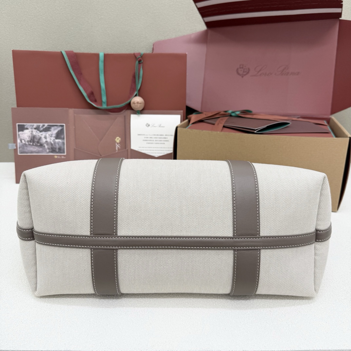 Loro Piana Large Ghiera Shopper 40x26x18cm