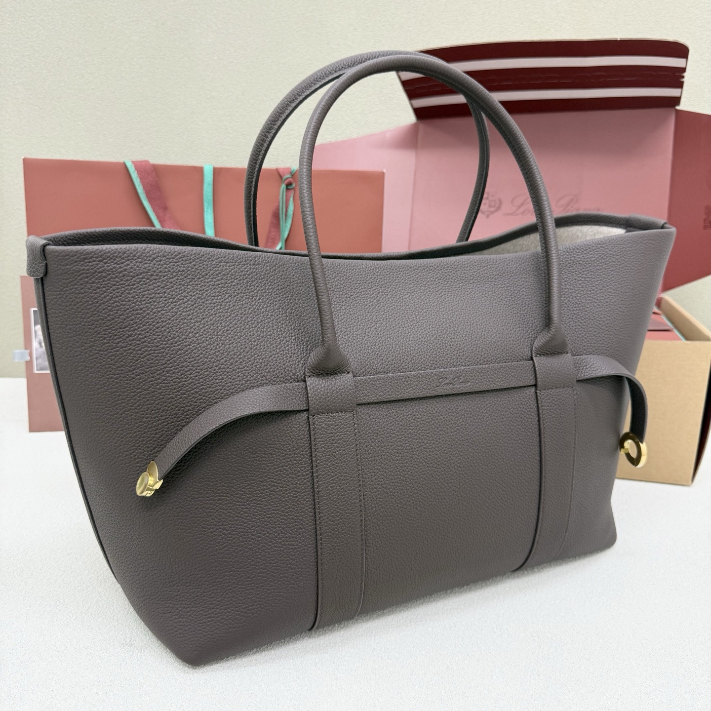 Loro Piana Large Ghiera Shopper 40x26x18cm