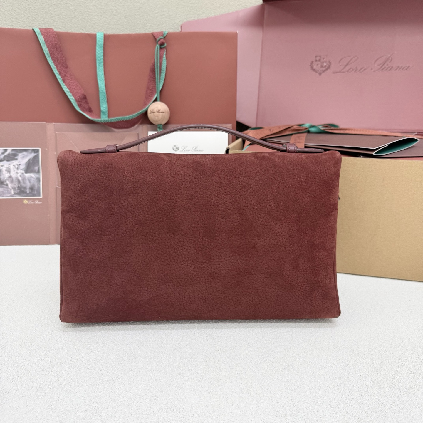 Loro Piana Extra pouch L29 29x18x5cm