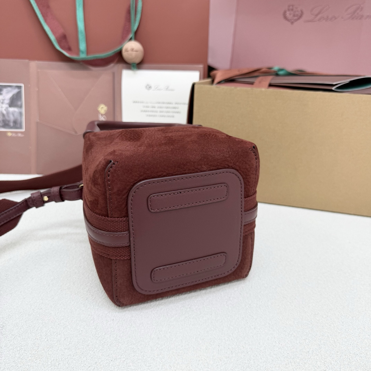 Loro Piana Micro Bale bag 13x13x16cm