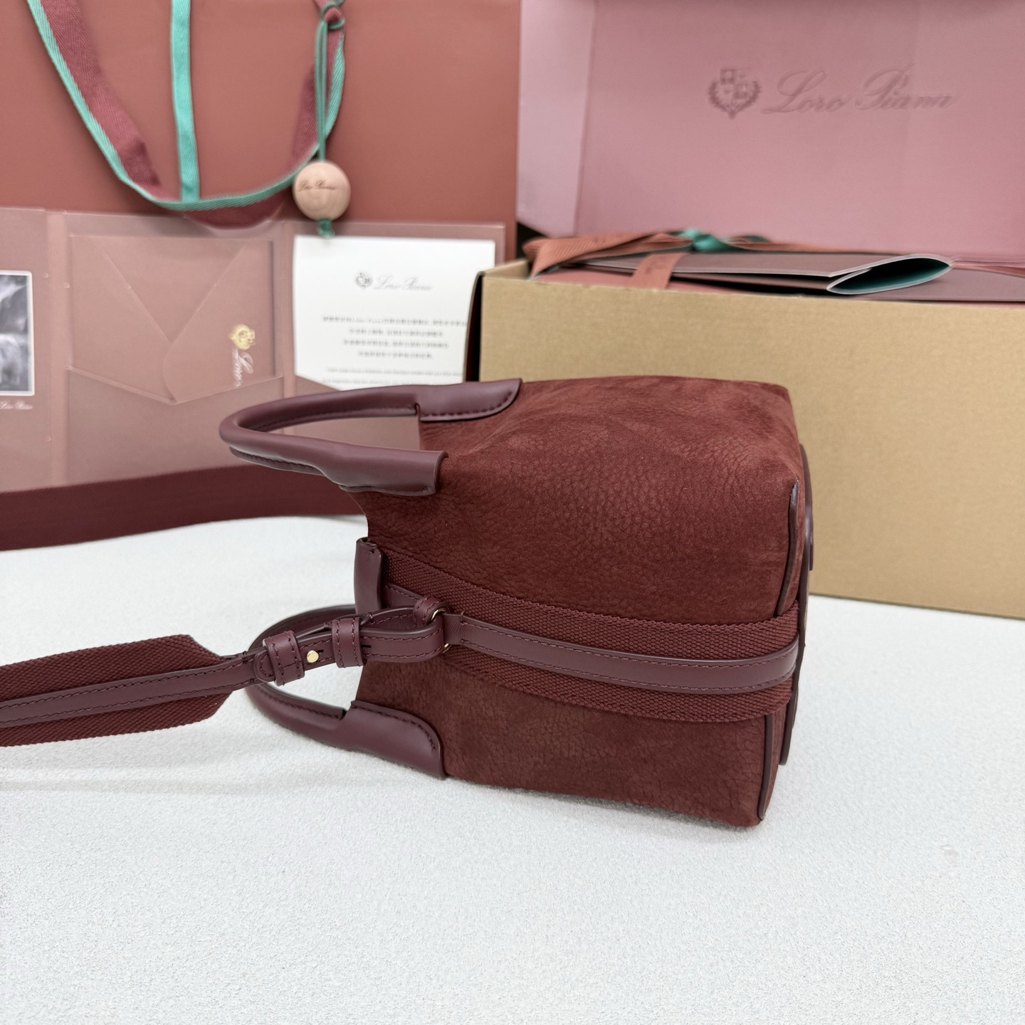 Loro Piana Micro Bale bag 13x13x16cm