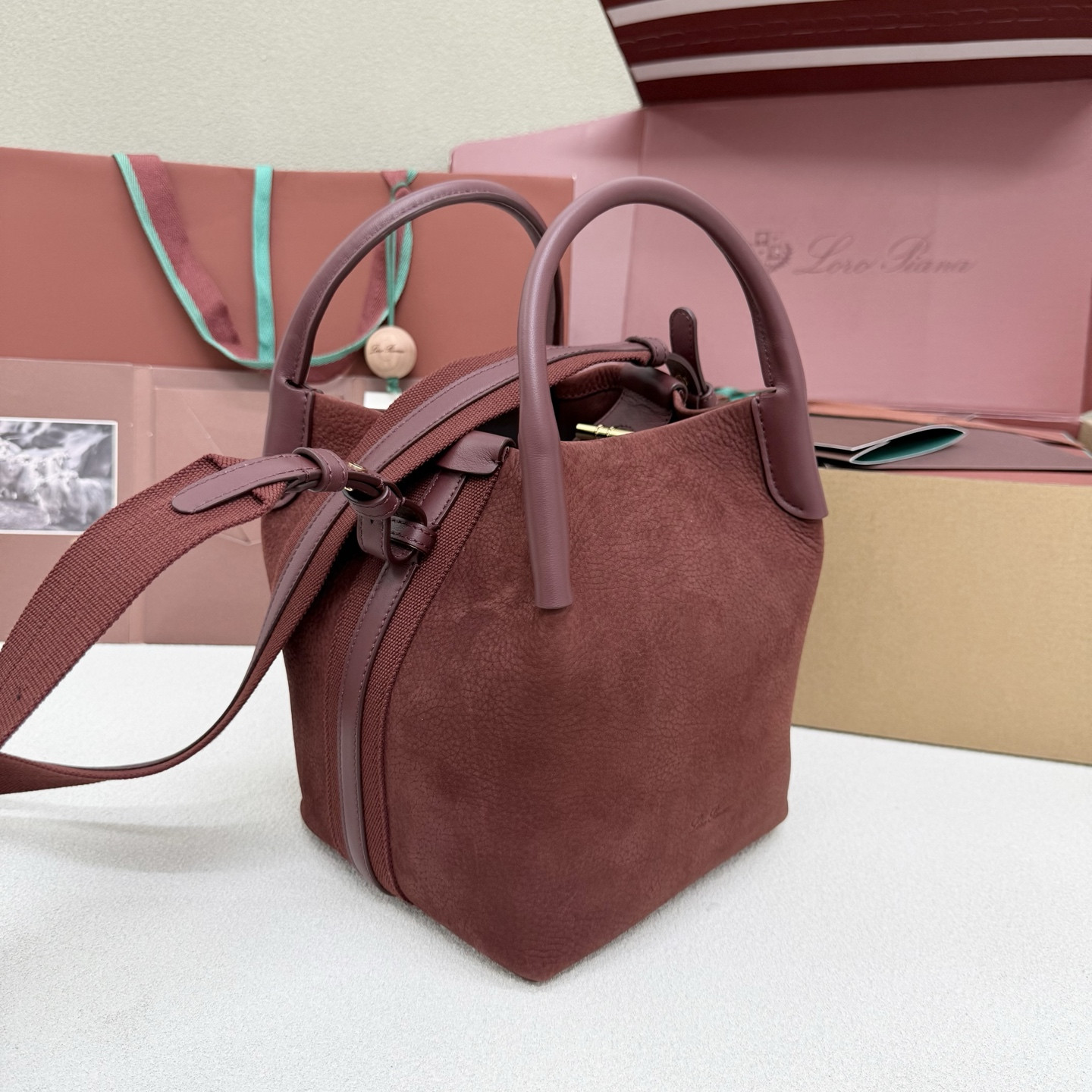 Loro Piana Small Bale Bag 17x20x17cm