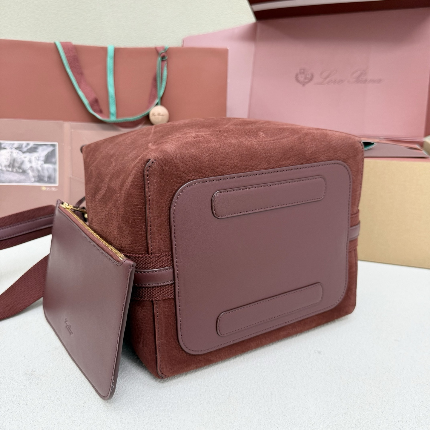 Loro Piana Large Bale Bag 28x36x22cm